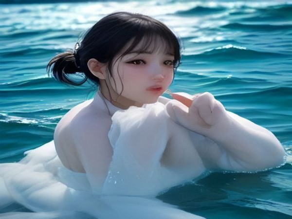 樱井莉亚写真风格形象配图，清纯自然气质，浅色系背景，柔和光线，细腻质感，符合2000年代初日系审美
